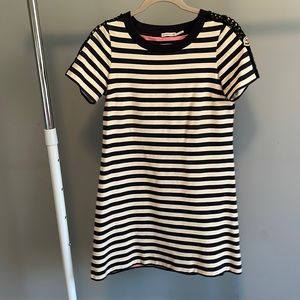 Moncler Cotton Stripe Dress Sz S